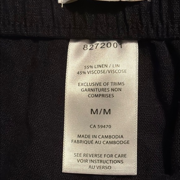 Frank & Oak Black Bermuda Shorts Stretchy Fit - Picture 3 of 12